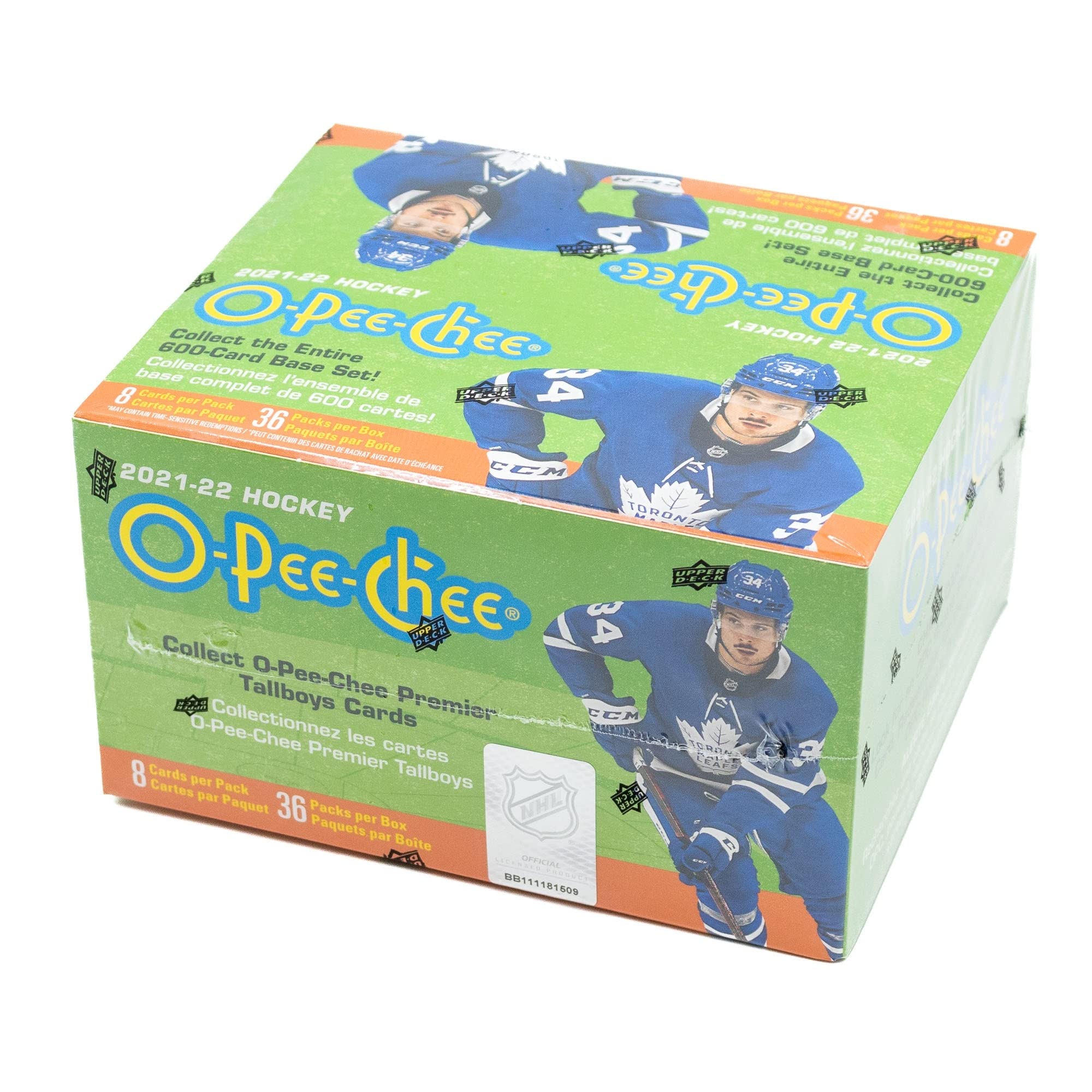 2021/22 Upper Deck 0-Pee-Chee NHL Hockey Retail Box 36 Packs/Box Factory Sealed