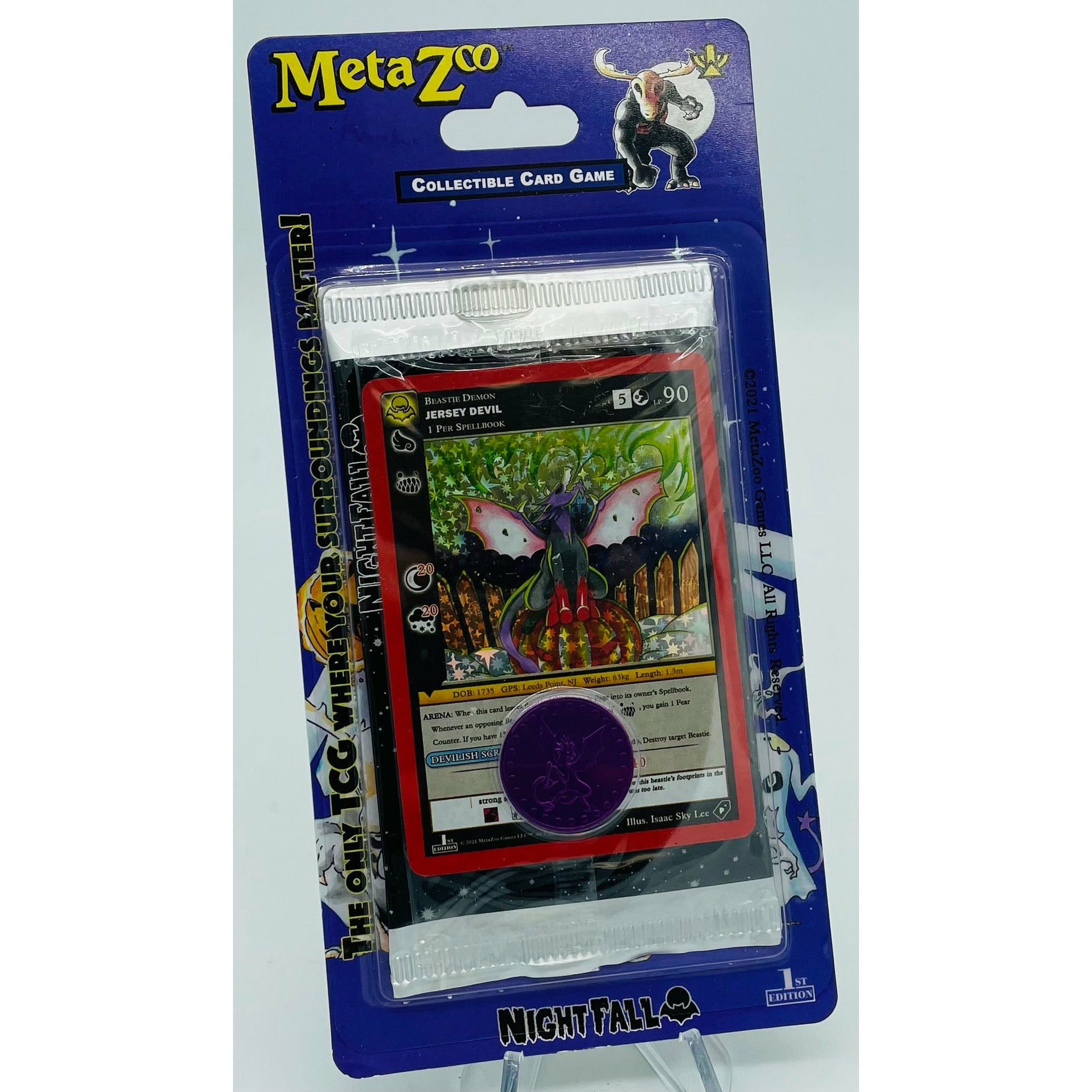 MetaZoo Cryptid Nation Nightfall 1st Edition Blister Booster Pack Factory Sealed