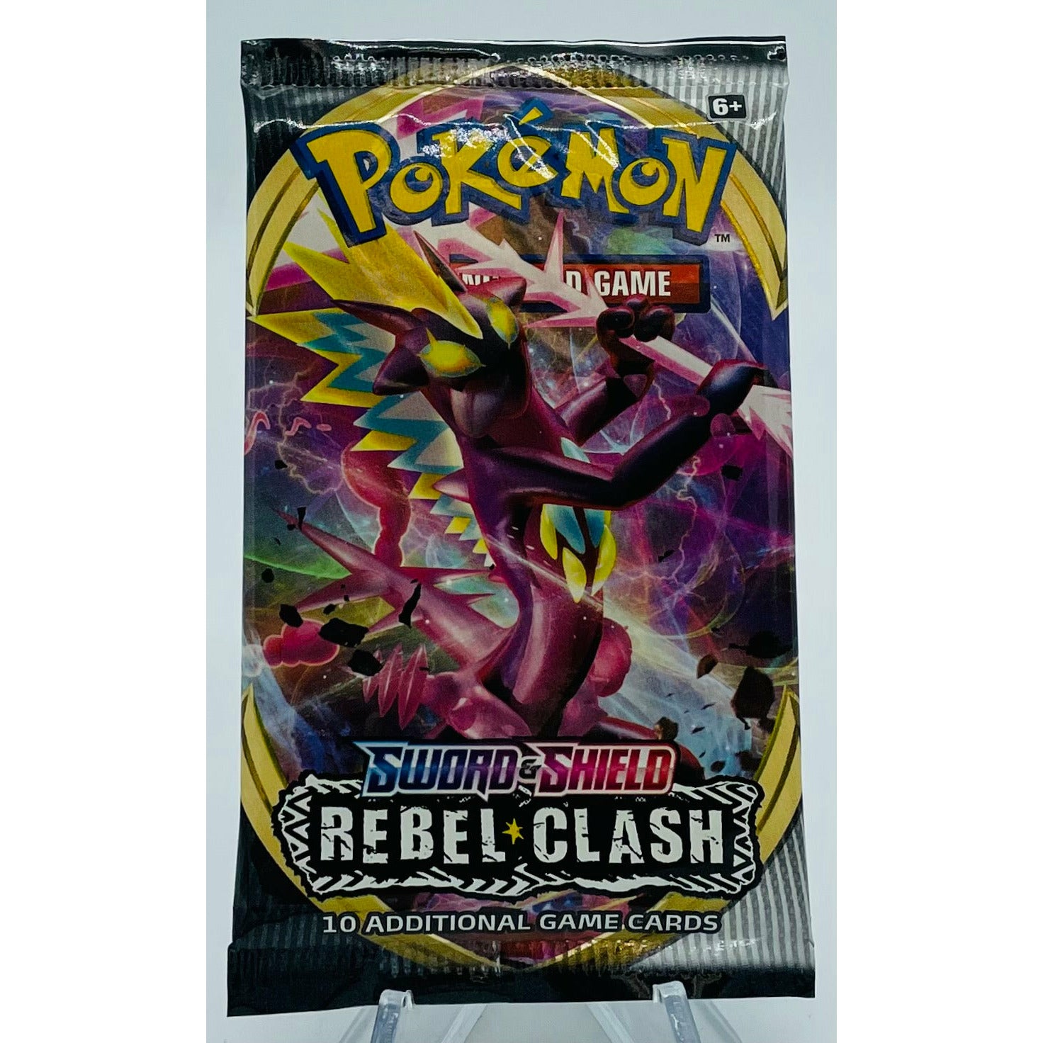 Pokemon Sword & Shield Rebel Clash Booster Single Pack - 10 Cards