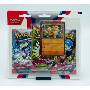 Pokemon TCG: Scarlet & Violet Three Pack Blister, Arcanine