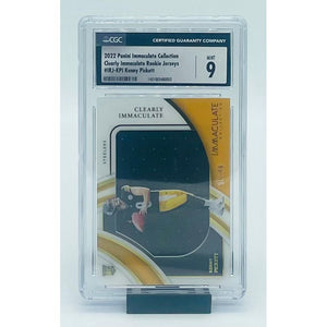 2022 Panini Immaculate Collection Football Kenny Pickett Clearly Immaculate Rookie Jerseys CGC 9