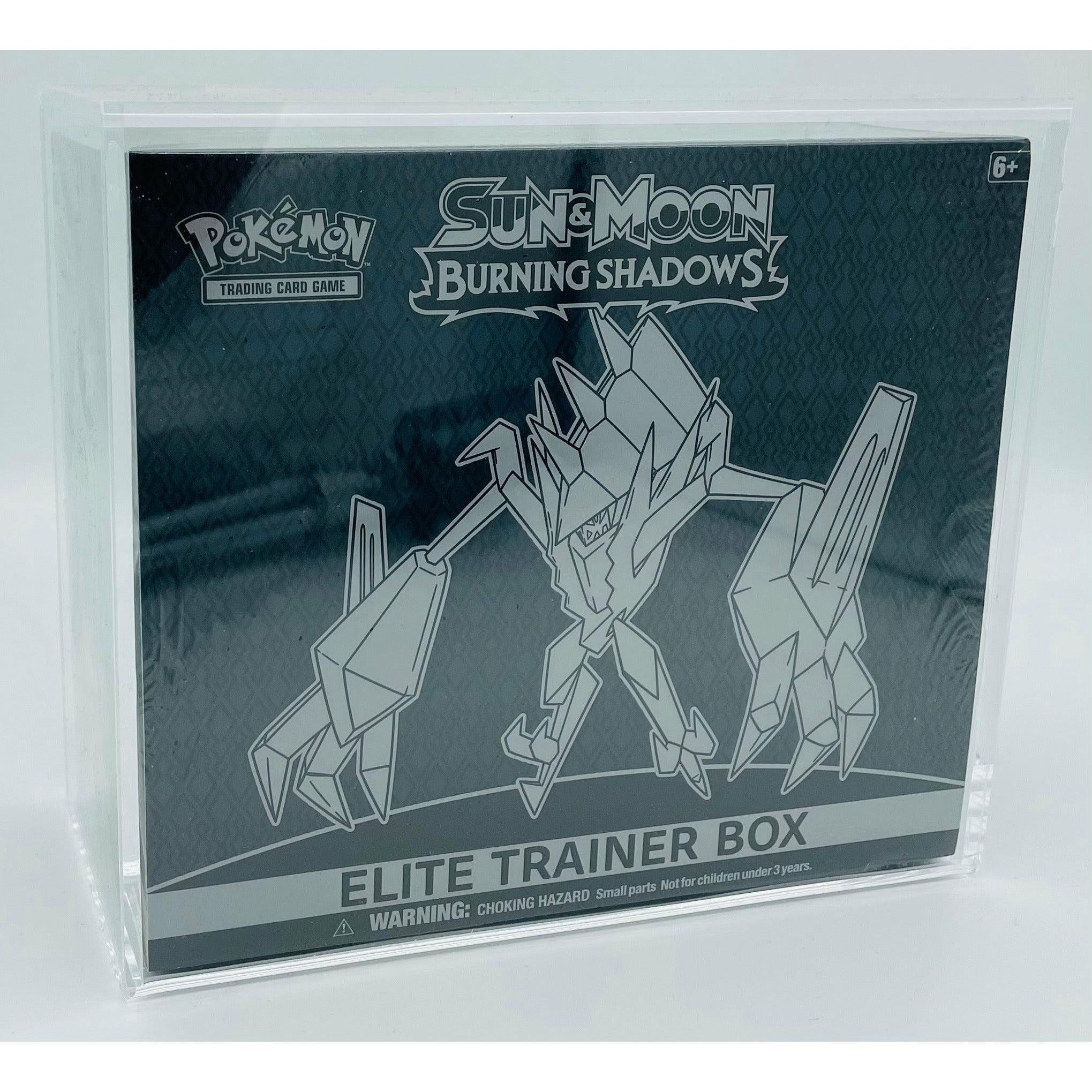 Pokemon Acrylic Elite Trainer Box Protective Display Case (Case Only) Sliding Top