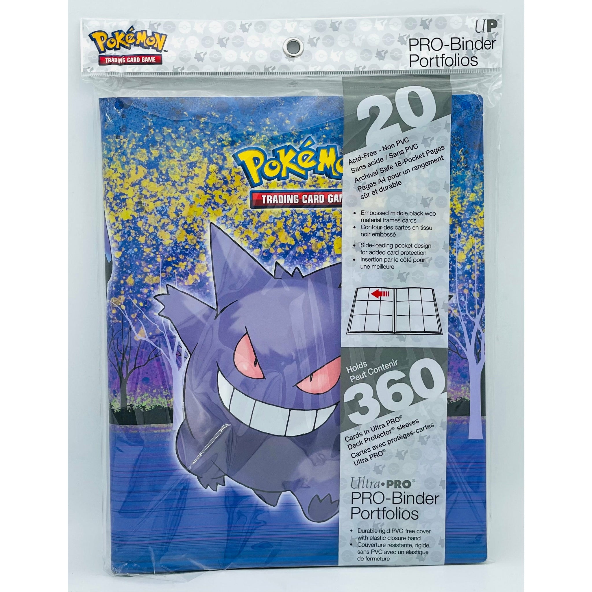 10 Ultra Pro 9-Pocket Trading Card Pages  For 3-Ring Binders, Holds Pokemon,  Yu-Gi-Oh!, MTG Cards