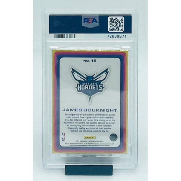 2021 Panini Recon Basketball James Bouknight RKE.Recon- Platinum 1/1 PSA 10