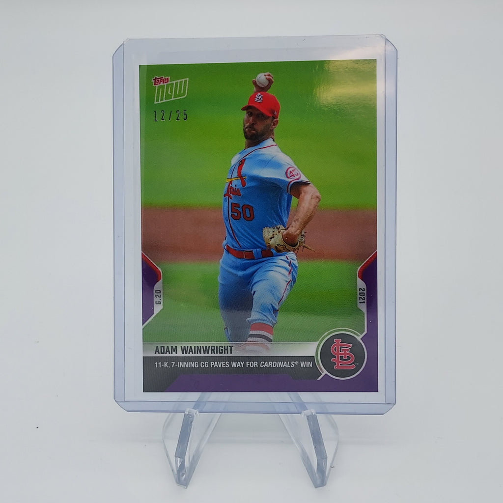 Albert Pujols - 4th Player with 20+ 15 HR Seasons 2021 MLB TOPPS NOW Card  689