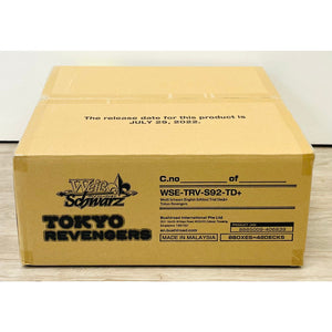 Weiss Schwarz Tokyo Revengers Trial Deck+ Sealed CASE 8 Boxes = 48 Trial Decks