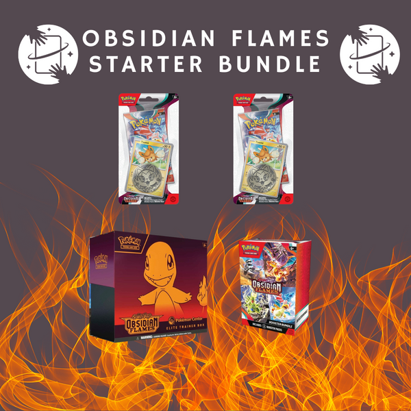 Pokemon TCG: Scarlet & Violet Obsidian Flames Fandom Trade Starter Bundle