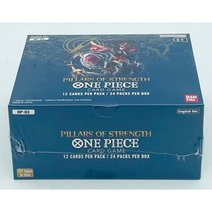 ONE PIECE TCG: Pillars of Strength Booster Box [OP-03]- 24 Packs, Factory Sealed