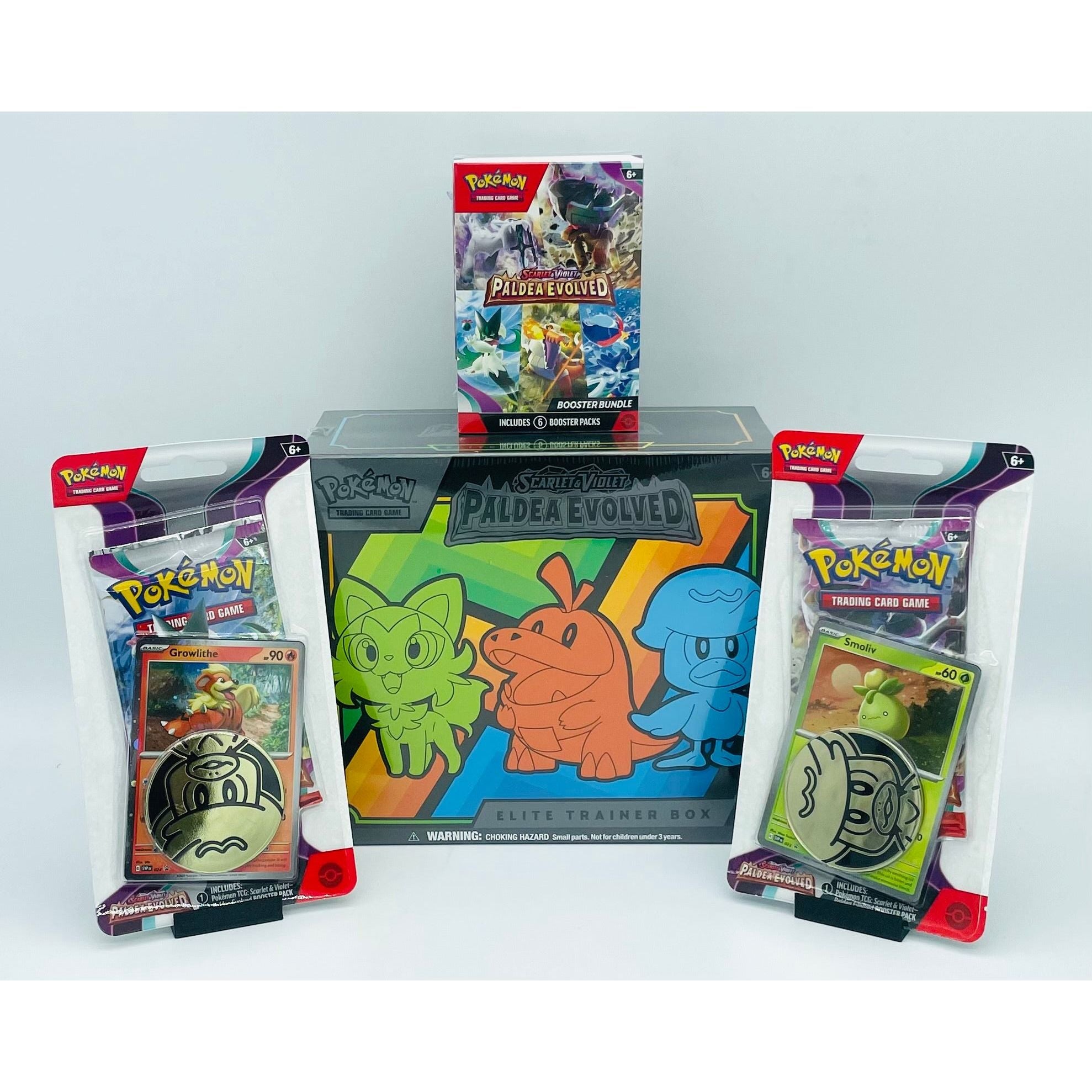 Pokemon TCG: Scarlet & Violet Paldea Evolved Fandom Trade Starter Bundle
