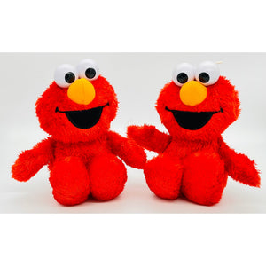 Sesame Street Little Laughs Tickle Me Elmo- Talking, Laughing Plush Toy x2