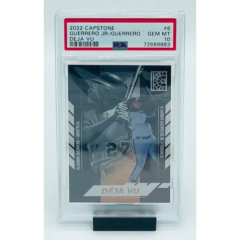 2022 Panini Capstone Baseball Guerrero Jr./Guerrero Deja Vu PSA 10