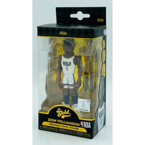 Funko Gold NBA Pelicans Zion Williamson (Home) 5-Inch Vinyl Figure