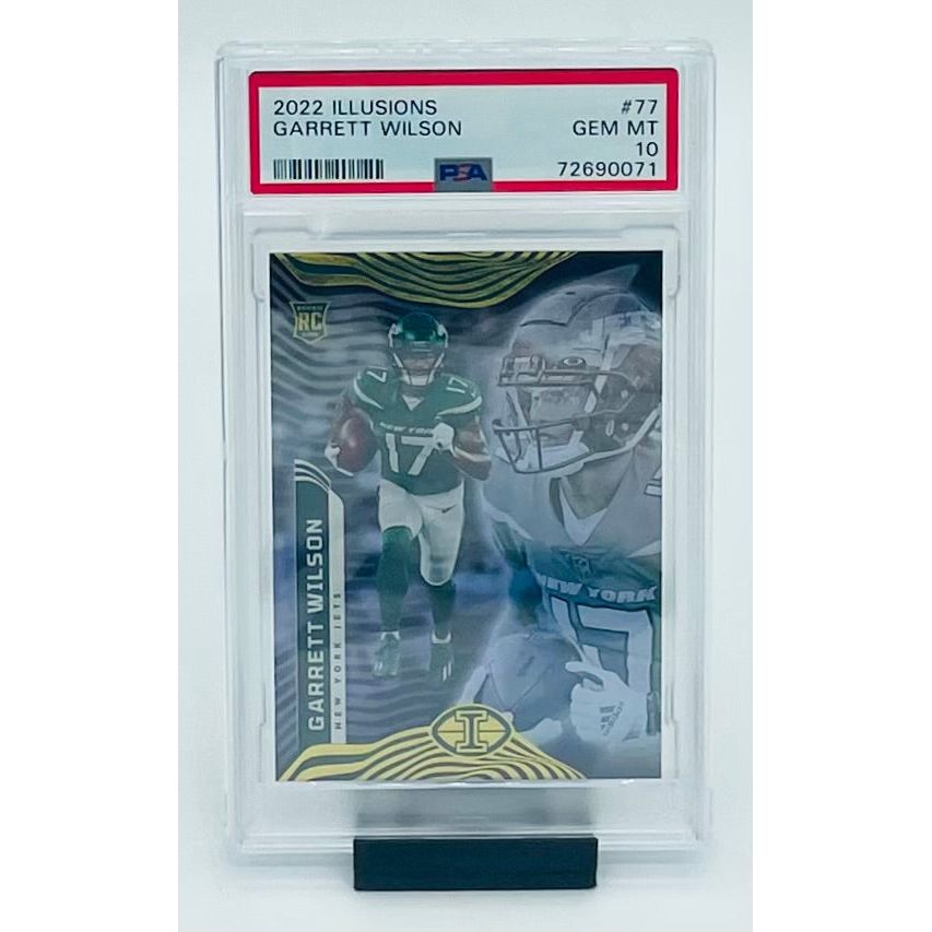 2022 Panini Illusions Football Garrett Wilson RC PSA 10