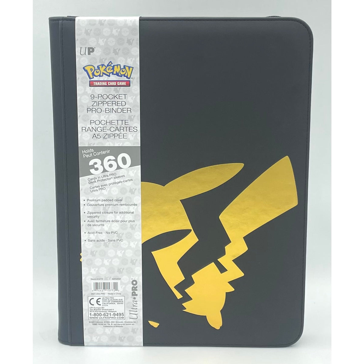 Ultra-Pro Binder Pro 9Pkt Pokemon Gallery Series Seaside Ultra Pro Elite Series: Pikachu 9-Pocket Zippered PRO Binder Fandom Trade Ultra-Pro Binder Pro 9Pkt Pokemon Gallery Series Seaside Ultra Pro Elite Series: Pikachu 9-Pocket Zippered PRO Binder Fandom Trade