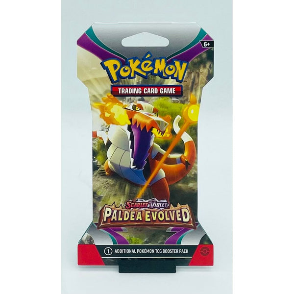 Pokemon TCG: Scarlet & Violet Paldea Evolved Sleeved Booster Pack, New Sealed