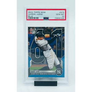 2022 Topps  Now Baseball Aaron Judge Blue PSA 10