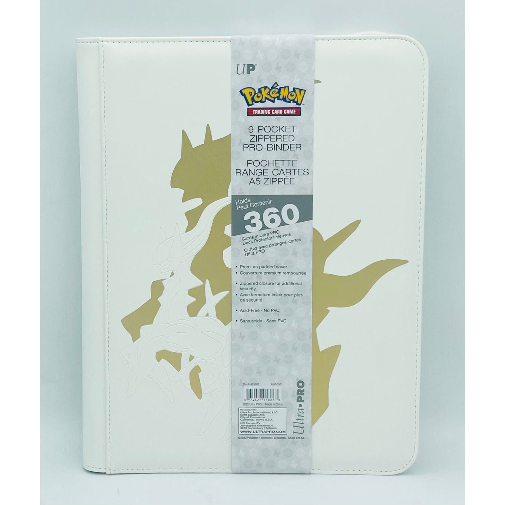 Ultra Pro Elite Series: Arceus 9-Pocket Zippered PRO Binder Fandom Trade Ultra Pro Elite Series: Arceus 9-Pocket Zippered PRO Binder Fandom Trade