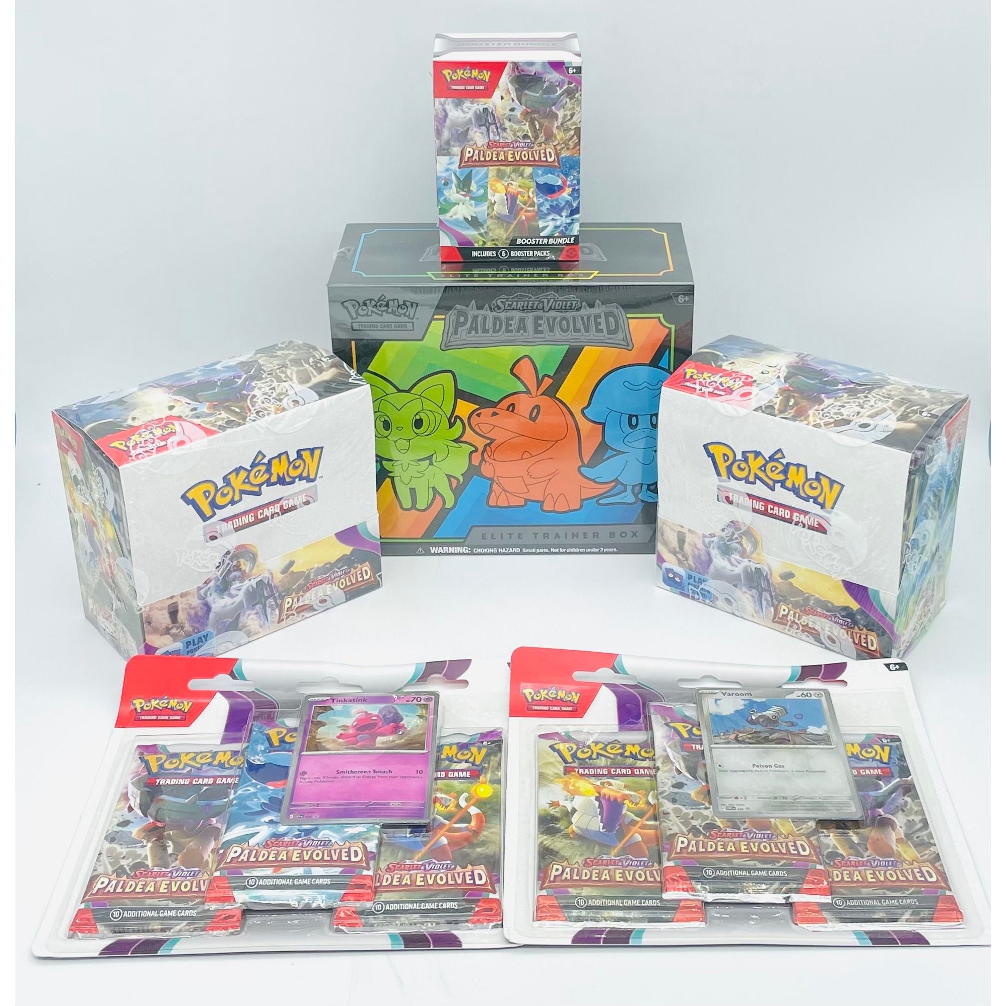 Pokemon TCG: Scarlet & Violet Paldea Evolved Fandom Trade Premium Bundle
