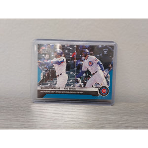 Contreras/Bryant - 2021 MLB TOPPS NOW Card 89 - Blue Parallel #17/49