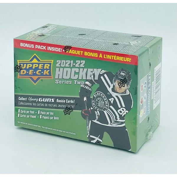 2021-2022 Upper Deck Series 2 NHL Hockey Blaster Box, Factory Sealed