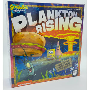 SpongeBob SquarePants Plankton Rising Board Game - New - Sealed Box