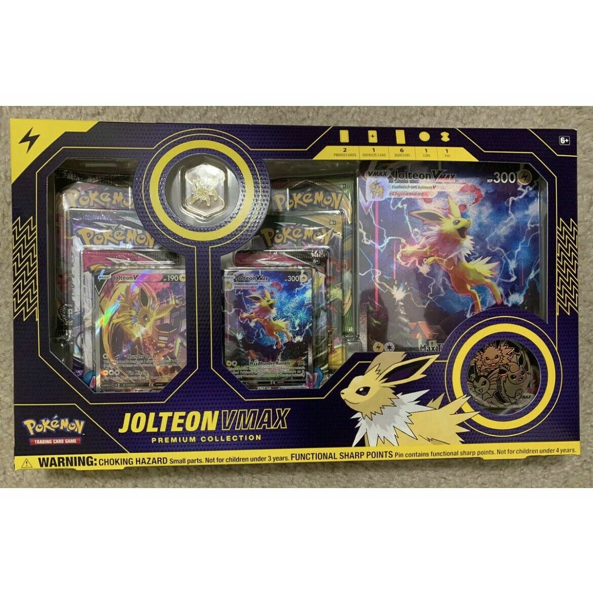 Pokémon TCG: JOLTEON VMAX Premium Collection Box