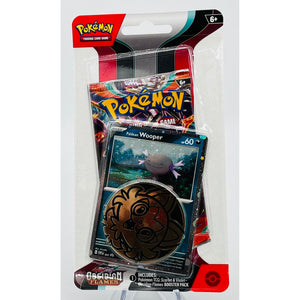 Pokemon TCG Obsidian Flames Single Pack Checklane Blister [Whooper]