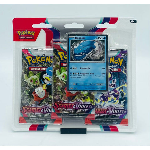 Pokemon TCG: Scarlet & Violet Three Pack Blister, Dondozo
