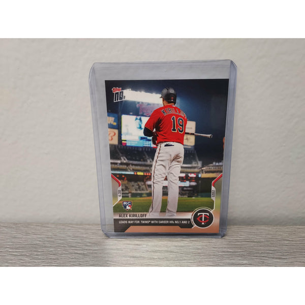 Alex Kirilloff Career HR's #1 & 2 - 2021 MLB TOPPS NOW Card 153- Print Run:1685