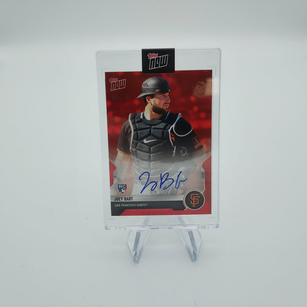 SF Giants Joey Bart Road to Opening Day *Autographed* Card - Red Parallel #8/10