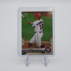 Kyle Schwarber Home Run Streak Continues - 2021 MLB TOPPS NOW Card 428- PR: 753