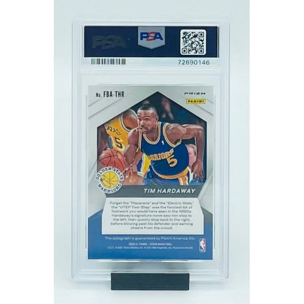2020 Panini Prizm Basketball Tim Hardaway Fast Break Autographs PSA 10