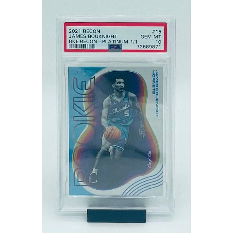 2021 Panini Recon Basketball James Bouknight RKE.Recon- Platinum 1/1 PSA 10