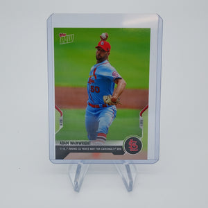 Adam Wainwright 11 K, W in 7 Inn CG - 2021 MLB TOPPS NOW Card 392 - PR: 363