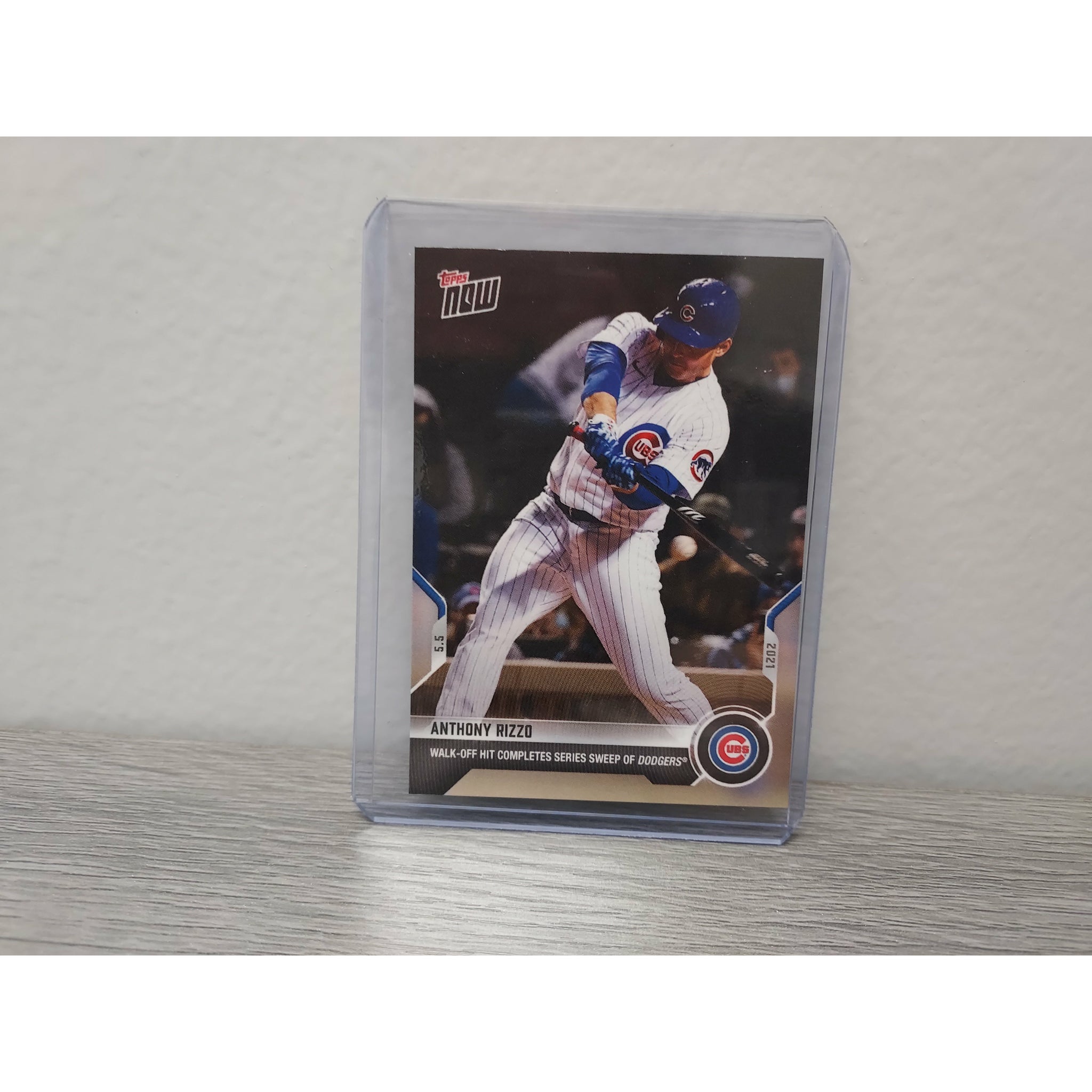 Anthony Rizzo Walk-Off Hit - 2021 MLB TOPPS NOW Base Card #176